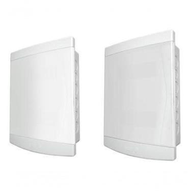 Imagem de Quadro Distribuição Embutir 12- 16 Disjuntores Tampa Translúcida - Tigre