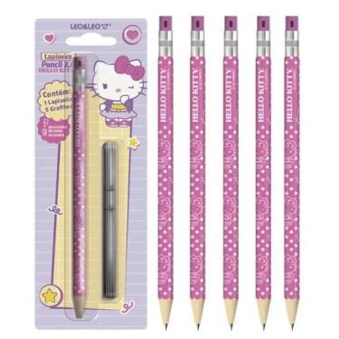 Imagem de Lapiseira Pencil 2.0 HELLO KITTY - BLISTER C/ 1 LAPISEIRA + 5 GRAFITES
