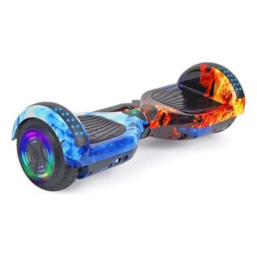 Imagem de Skate Elétrico Hoverboard com Bluetooth e LED  Potência e Diversão sob