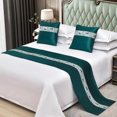 Imagem de HSTANGKY Corredores de cama de hotel para cama king size cobertas decoração moderna lenço de cama para pé da cama solteiro queen size acessórios de cama para casa