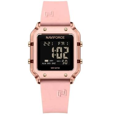 Imagem de Relógio Feminino Esportivo Multifuncional Digital 5atm A Prova D´agua Rosa