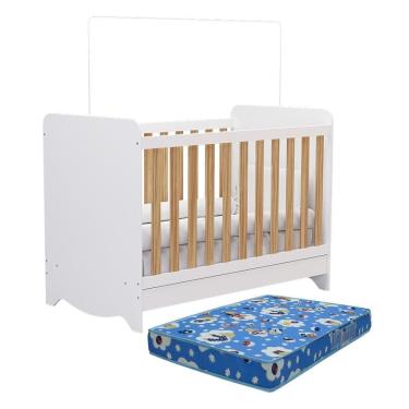 Imagem de Berço Americano Ben 3 em 1 com Colchão Baby Physical - Móveis Peroba