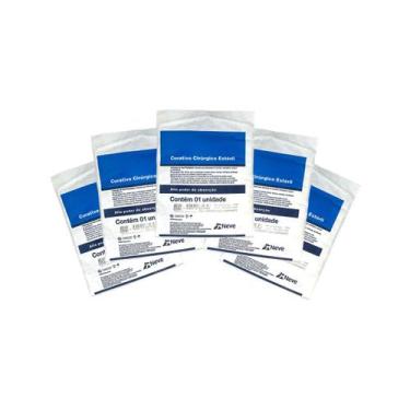 Imagem de Curativo cirúrgico algodonado com gaze estéril 10cmx50cm - 01 Kit - Ne