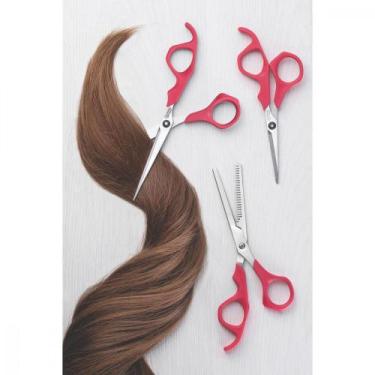 Imagem de Tesoura para Cabelo Tramontina Supercort Fio Desbaste Rosa 6