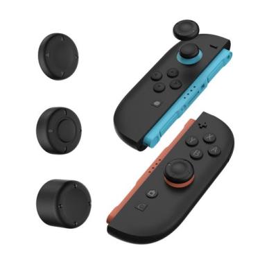 Imagem de Kit 3 Pares Grip Analógico Borrachinha Protetora para Controle JoyCon 