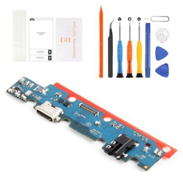 Imagem de Olivechard Substituição da placa de porta de carregamento para Samsung Galaxy Tab A7 Lite LTE SM-T225 USB-C base de carregamento PCB USB substituição com ferramentas (sem cabo flexível)