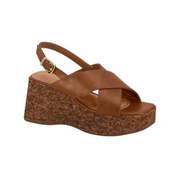 Imagem de Sandalia Vizzano Anabela Ref 6559.101.29711 Marrom 36