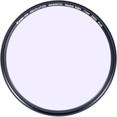 Imagem de Kase KW Revolution Plus Filtro magnético à prova de choque neutro para redução de poluição luminosa de banda larga à prova de choque, vidro óptico de baixa reflexão (77 mm)