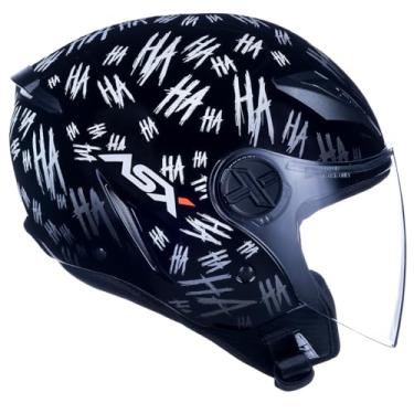 Imagem de Capacete Masculino Asx Aberto City Air Fun Haha Moto (58)