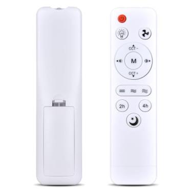 Imagem de Controle remoto de substituição para ventilador de teto para THINKKEEN ZYJ-520FSD01, OLX, FanLito, LITTARBY 783798488358, JTT Light-1&2, AURALK FS001, Flarouch LEC019, OSTIVE QF-259A, FANSEXPERT