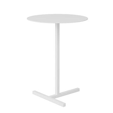 Imagem de Mesa de centro de design simples, mesa de centro redonda nórdica, mesa de centro para sala de estar, sofá, mesa de cabeceira, moderna, minimalista, varanda, mesa de centro, várias cores para escolher