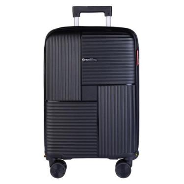 Imagem de Mala de bordo viagem 20" polipropileno Atlanta - Enluaze, Preto