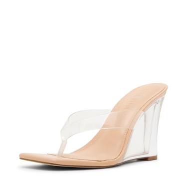 Imagem de Steve Madden Sandália feminina de salto Katrine, Transparente., 35