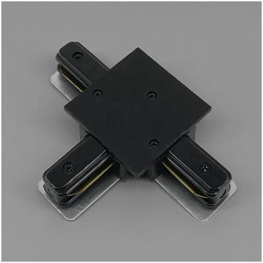 Imagem de Emenda T Conector Em T Para Trilho Eletrificado Embutir Produto Preto
