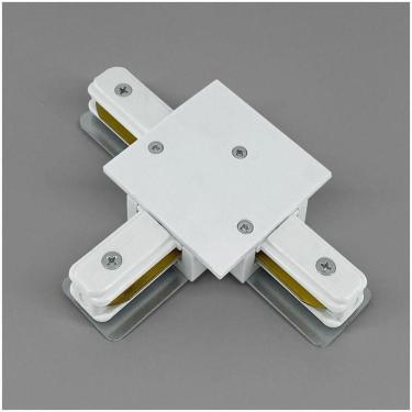 Imagem de Emenda T Conector Em T Para Trilho Eletrificado Embutir Produto Branco