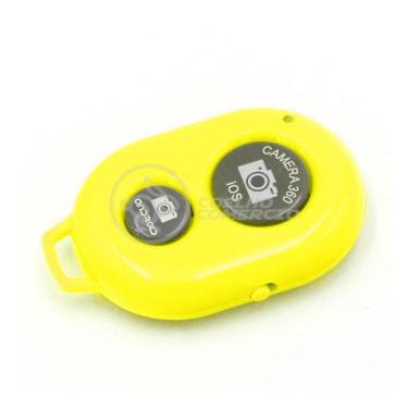 Imagem de Controle Remoto Disparador De Fotos Bluetooth Selfie Amarelo