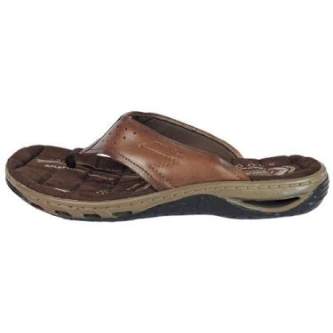 Imagem de Chinelo Sandália Masculino Pegada Numeração Grande Couro Confort, 45