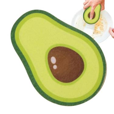Imagem de Esponjas de prato cozinha, esfregão de pratos - Almofadas de lavagem em forma de fruta, ferramentas de limpeza para panelas, panelas, azulejos, banheiras, banheiro, churrasqueiras domésticas
