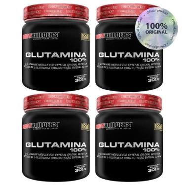 Imagem de Kit 4X L-Glutamina 300G - Bodybuilders