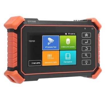 Imagem de Luocute Testador de Câmera IP de Segurança, IPC 1910 Plus 8K Testador de CFTV Portátil de 4 Polegadas Com Tela Sensível Ao Toque IPS de 4 Polegadas, para Instalação e Manutenção de (Plugue EUA 100 a