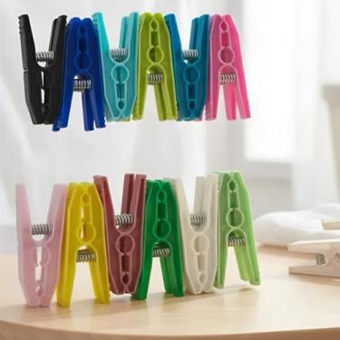 Imagem de 48 Prendedor Roupa Pregadores Resistente Pregador Reforçado Não Resseca Não Enferruja Não Deforma Linha Castelli M MariS