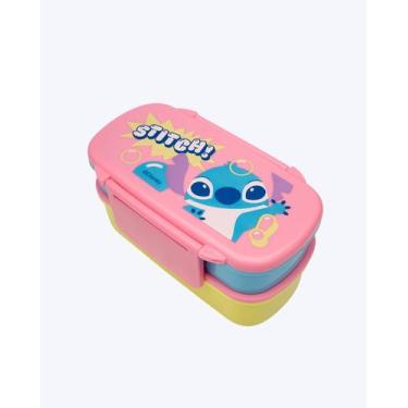 Imagem de Marmita Média Stitch Puket 050404275, ROSA, UN