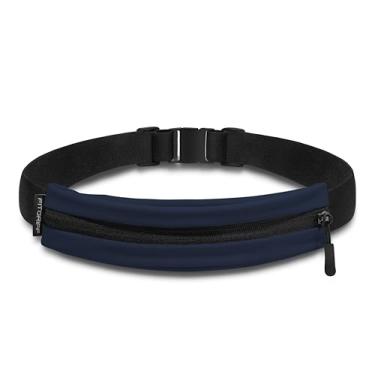 Imagem de Fitgriff Cinto de corrida V2 para homens e mulheres - Bolsa de corrida segura para telefone, chaves e itens essenciais - para todos os telefones celulares (azul escuro)
