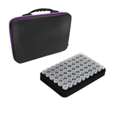 Imagem de Estojo para Armazenamento de Óleos Essenciais Viagem Portátil Apoio 60 Garrafas Óleo Organizador à Prova Choque e Queda