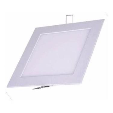 Imagem de Luminaria Led Embutir Quadrado 18w Branca Frio 6500k Bivolt - Foxlux, 