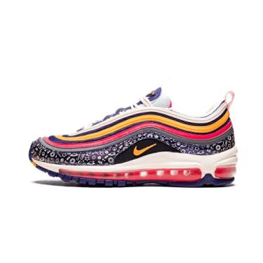 Imagem de Nike Tênis Air Max 97 para meninas, Regency Purple/Laser Orange-racer Pink, 5.5 Big Kid