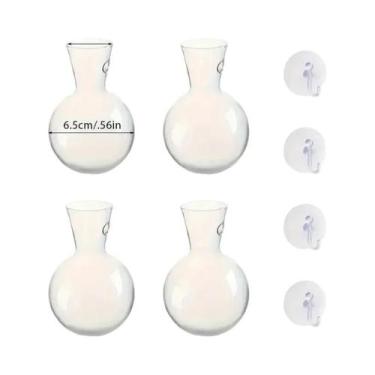 Imagem de Vaso De Flores Semi-Circular Montado Na Parede, Aquário Hidropônico Pa