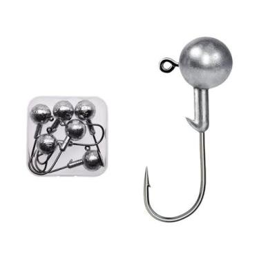 Imagem de Anzóis De Pesca Jigging Com Cabeça Redonda 1g-20g MrLurion Para Iscas 