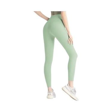Imagem de Leggings De Yoga Femininas De Cintura Alta, Calças De Fitness Para Lev