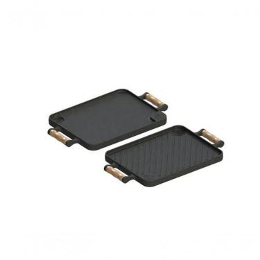 Imagem de Bifeteira Chapa Dupla Face Em Ferro Fundido 23X28 Cm