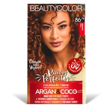 Imagem de Coloração 86.74 Ruivo Caramelo Beautycolor 45g