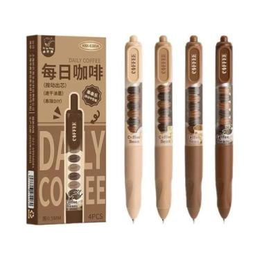 Imagem de Conjunto De Canetas Gel Pretas De Secagem Rápida Com Ponta De Pincel A