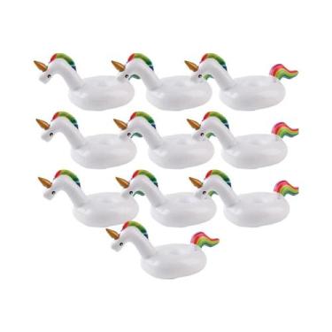 Imagem de Conjunto De Porta-Copos Infláveis Para Piscina, Bandeja Flutuante Para