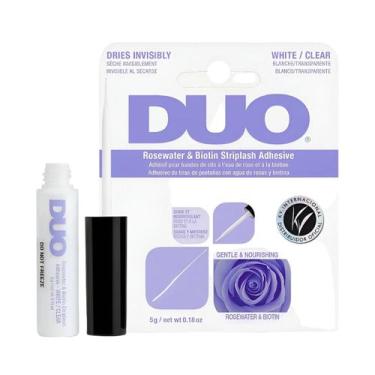 Imagem de Cola DUO Transparente Água de Rosas e Biotina com Pincel Aplicador par