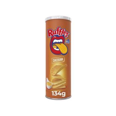 Imagem de Snack de Batata Ruffles Cheddar Tubo Elma Chips 134g , 134g, 1, Chedda