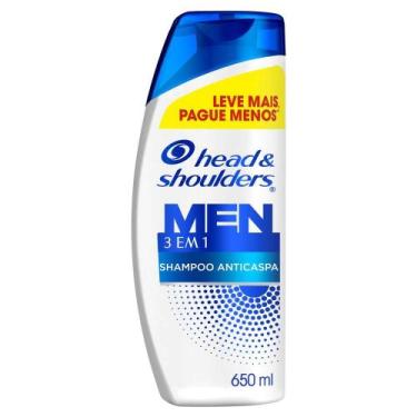 Imagem de Shampoo Anticaspa Head & Shoulders Men 3 em 1 650ml, 650ml