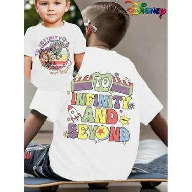 Imagem de Camiseta Infantil Buzz Lightyear Toy Story Filme Disney-Unissex