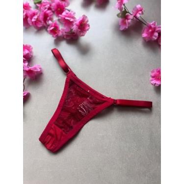 Imagem de Calcinha Fio Dental com Regulagem Lateral - Anadeyse, Único regulável,