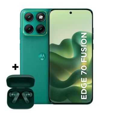 Imagem de Kit smartphone motorola edge 70 fusion e fone moto buds bass