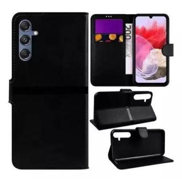 Imagem de Capa Capinha Flip Carteira Para Samsung Galaxy M34 PRETO - LXL