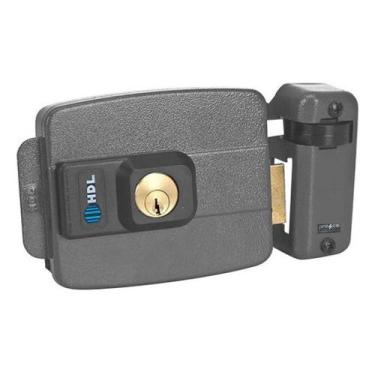 Imagem de Fechadura Eletrica HDL C-90 Dupla Cinza