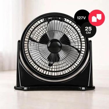 Imagem de Circulador de Ar de Mesa 25cm 127V Potente Silencioso Compacto Alta Ve