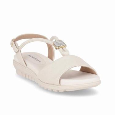 Imagem de Sandália Fam Piccadilly Napa Stretch Soft 523008-7 Tamanho:38Cor:BegeG