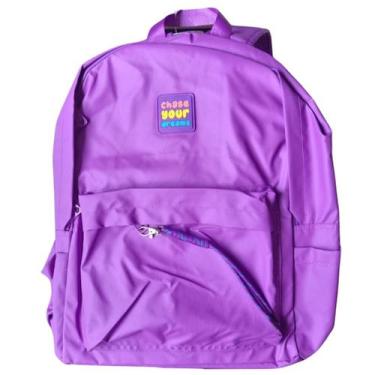 Imagem de Mochila de Costas Escolar Chase Your Dreams Roxo Feminino - Clio