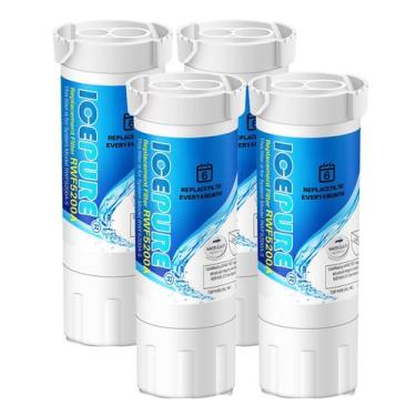 Imagem de Filtro de Agua ICEPURE RWF5200A Paquete de 4 para Refrigeradores GE