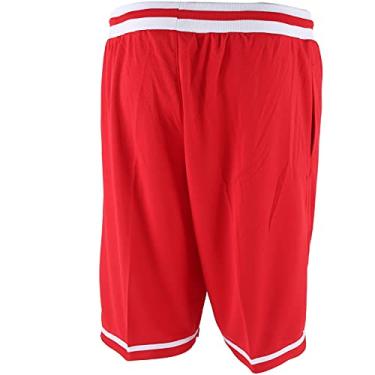 Imagem de Calças curtas masculinas, shorts masculinos de poliéster e leves para treinar, treinar, jogar basquete para correr(XXXXL)